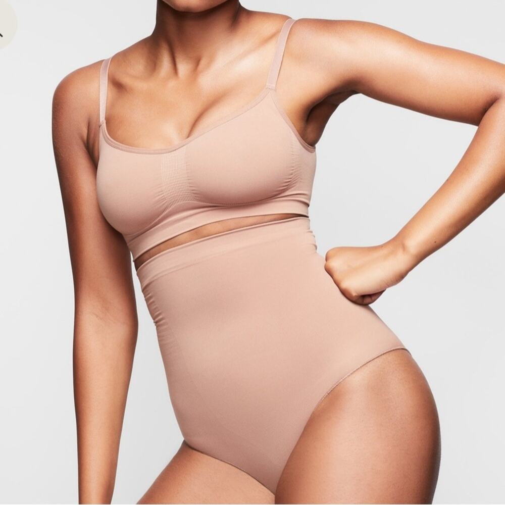 SKIMS Nude High-Waist Shapewear Brief